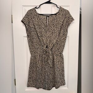 Leopard Print Romper